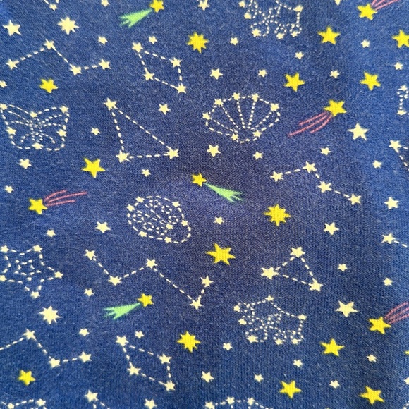 American Girl Wellie Wishers starry sky pajamas size 4 - Picture 2 of 7